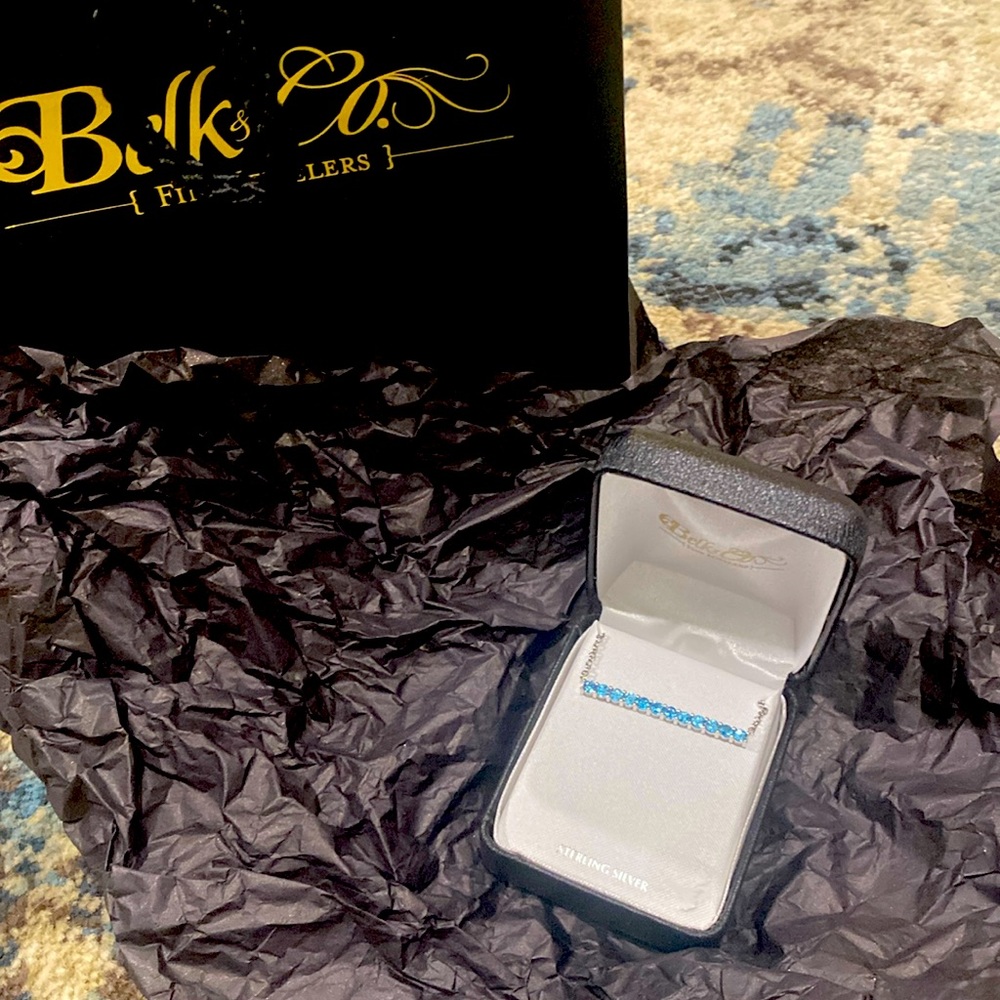 Stirling silver TOC BT Bar necklace